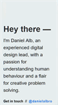 Mobile Screenshot of danielalb.com